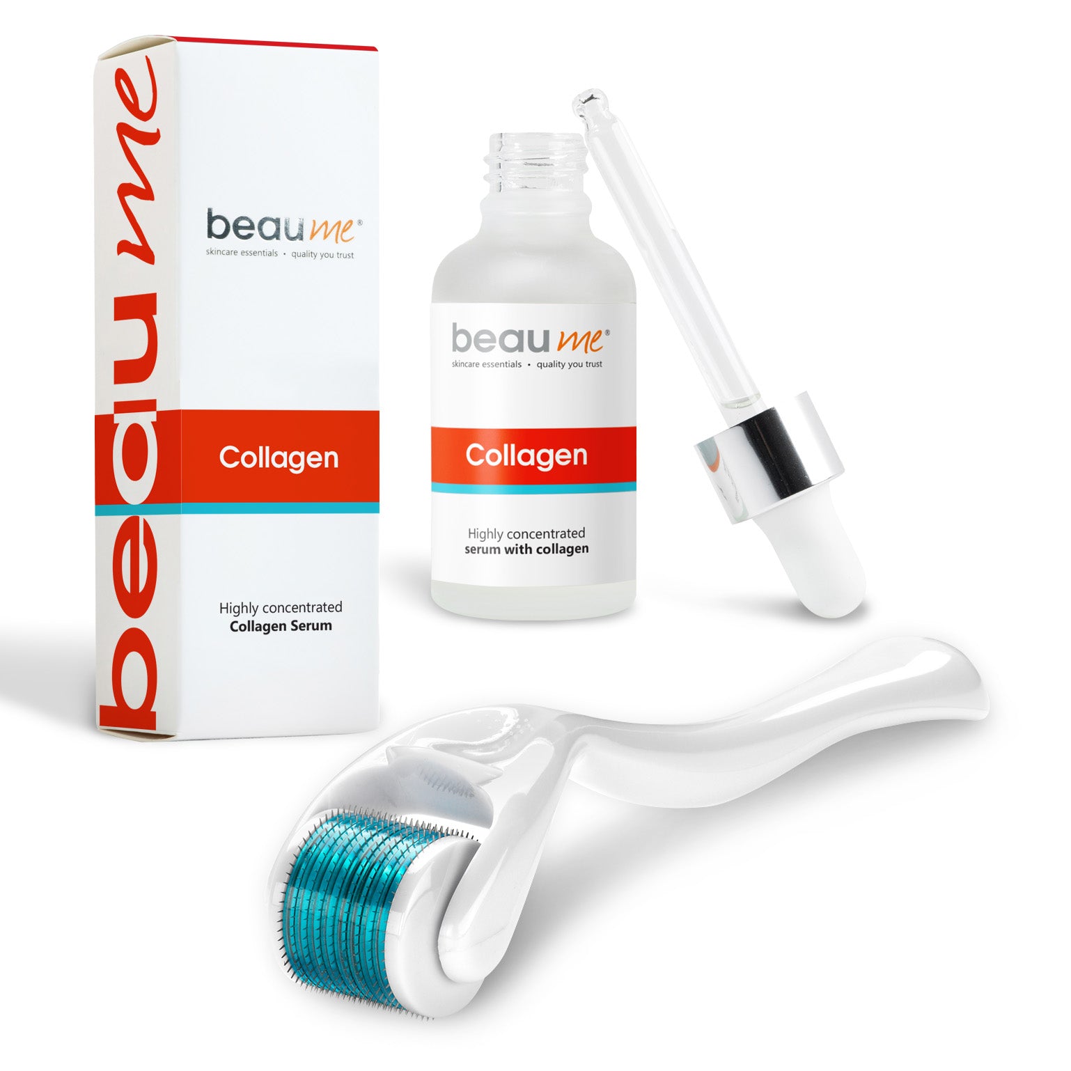 Highly Concentrated Collagen Serum - 30ml + Dermaroller