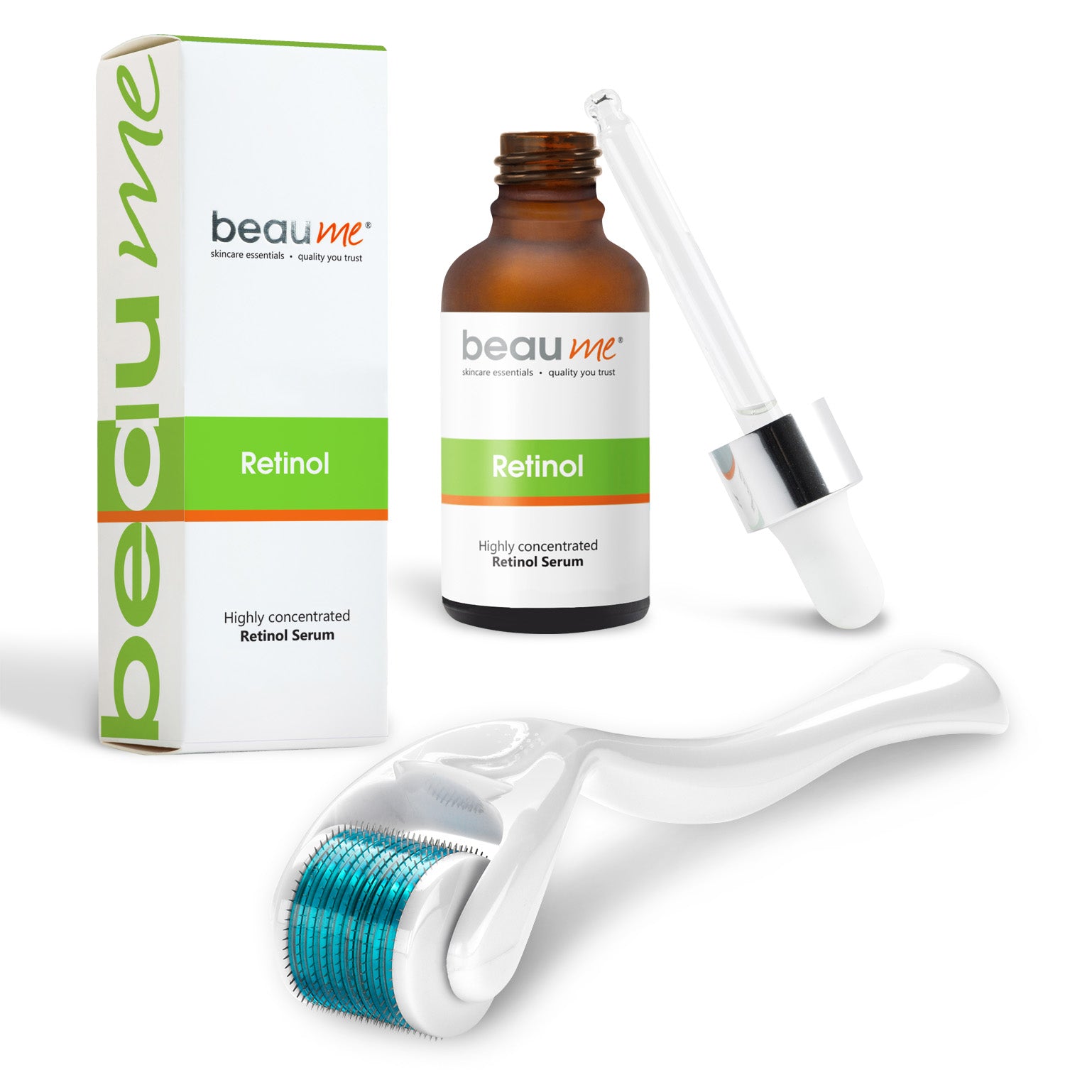 Highly Concentrated Retinol Serum - 30ml + Dermaroller